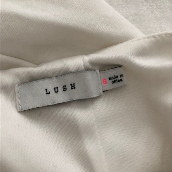 Black & Ivory Backless Lace Dress - Picture 9 of 10